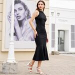 Chunky Heels for Women Wedding: Silver 8 Comfortable Ladies Bow Heel Sandals for Prom Party - Bridal Dressy Walking Shoes - Image 3