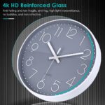 jomparis Wall Clock 12 Inch Non-Ticking Silent Battery Operated Round Wall Clock Modern Elegant Simple Style Decor Clock for Home/Office/School/Kitchen/Bedroom/Living Room - Image 3