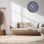 jomparis Wall Clock 12 Inch Non-Ticking Silent Battery Operated Round Wall Clock Modern Elegant Simple Style Decor Clock for Home/Office/School/Kitchen/Bedroom/Living Room - Image 4