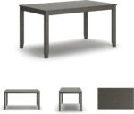 Signature Design by Ashley Caitbrook Casual Counter Height Dining Table and Upholstered Bar Stools with Nailhead Trim, Set of 7, Gray - Image 8