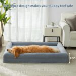 WNPETHOME Giant Dog Bed, Washable Dog Couch with Removable Waterproof Cover, Orthopedic Large Pet Sofa Bed with Bolster Sides for Sleeping - Image 5