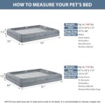 WNPETHOME Giant Dog Bed, Washable Dog Couch with Removable Waterproof Cover, Orthopedic Large Pet Sofa Bed with Bolster Sides for Sleeping - Image 7