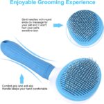 Depets Self Cleaning Slicker Brush, Dog Cat Bunny Pet Grooming Shedding Brush - Easy to Remove Loose Undercoat, Pet Massaging Tool Suitable for Pets with Long or Short Hair - Image 3