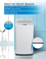 0.9 Cu. Ft. Portable Washing Machine, Compact Washing Machine with 6 Wash Cycles, Portable Clothes Washer Featuring 3 Water Levels - Image 7