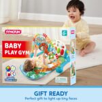 SYNCFUN Baby Play Mat, Tummy Time Mat Toys, Baby Musical Learning Toys 0-6 Months, Adorable Animal-Themed Play Gym with Piano Panel, Newborn Gifts for 0-3 6 9 12 Months - Image 9