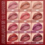 Jolilab 12Pcs Velvet Matte Lipstick Nude Matte Soft Dark Color Stick High Pigmented Long-Lasting Waterproof Lip Stick Lip Balm Beauty Cosmetics Gift for Girls and Women(01#-12#) - Image 4