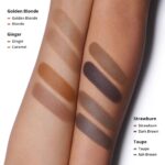 Oulac Waterproof Brown Eyebrow Powder Kit with Brow Brush 2 in1 Long Lasting Instant Eyebrow Pomade & Powder Natural Makeup for Sparse Brows 3.2 g/0.11 oz (Ginger） - Image 10