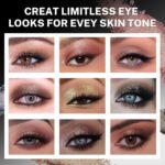 UCANBE Baked Eyeshadow Makeup Palette with Hidden Gems, 16 Colors Nude Eye Shadow with Matte Glitter Metallic Shimmer, Highly Pigmented Long Lasting Make Up Pallet - Image 7