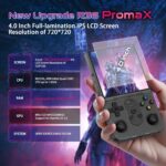 R36 PROMAX Retro Handheld Game Console,4.0 Inch Full-Lamination IPS Screen Retro Gaming Console,Linux System,Built-in 64GB Memory Retro Game Console,Portable Arcade Video Gaming Console - Image 3