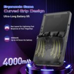 R36 PROMAX Retro Handheld Game Console,4.0 Inch Full-Lamination IPS Screen Retro Gaming Console,Linux System,Built-in 64GB Memory Retro Game Console,Portable Arcade Video Gaming Console - Image 6