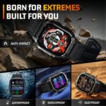 Military Smart Watches for Men-2.06”AMOLED(Answer/Make Calls), IP68 Fitness Activity Step Tracker with Sleep Monitor/110+ Sports Modes, Tactical SmartWatch for Android iOS Samsung Compatible - Image 4