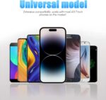 Rearview Mirror Phone Holder, 360° Rotatable and Retractable Car Phone Mount, Multifunctional Rear View Mirror Holder for All Cars, Adjustable Cell Phone Holder for All Smartphones - Image 5