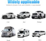 Rearview Mirror Phone Holder, 360° Rotatable and Retractable Car Phone Mount, Multifunctional Rear View Mirror Holder for All Cars, Adjustable Cell Phone Holder for All Smartphones - Image 7