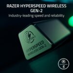 Razer BlackShark V3 Wireless Gaming Headset for PC: 50mm Drivers - Super Wideband Mic - 2.4 GHz, Bluetooth, USB - Works with Mac, PS5, Nintendo Switch, Smartphone - 70 Hr Battery - Black - Image 3