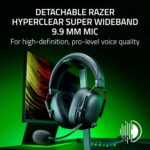 Razer BlackShark V3 Wireless Gaming Headset for PC: 50mm Drivers - Super Wideband Mic - 2.4 GHz, Bluetooth, USB - Works with Mac, PS5, Nintendo Switch, Smartphone - 70 Hr Battery - Black - Image 5