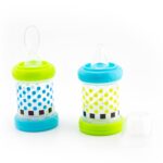 Sassy Baby Food Nurser – 4+ Months Set of 2- 4oz 100% Silicone Nipple and Spoon BPA-Free - Image 3