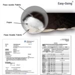 Easy-Going Reversible Couch Cover for 3 Cushion Couch Sofa Cover for Dogs Water Resistant Furniture Protector Cover with Foam Sticks Elastic Straps for Pet Cat (Sofa, Gray/Light Gray) - Image 6