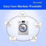 Easy-Going Reversible Couch Cover for 3 Cushion Couch Sofa Cover for Dogs Water Resistant Furniture Protector Cover with Foam Sticks Elastic Straps for Pet Cat (Sofa, Gray/Light Gray) - Image 9