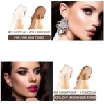 Face Cream Contour Stick Bronzer Stick Highlighter Stick Illuminator Makeup Glow Kit,Long Lasting Highly Piamented Skin Brighten Shadow Contour Bronzer Highlighter Powder Pen Pencil-F1 - Image 6