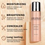 Air Brush Makeup Foundation,Flawless Airbrush Foundation for Older Women,Teenagers,Middle-aged and Mature Skin,Lightweight Moisturizing,Buildable Coverage for Smooth Radiant Skin (02 Beige) - Image 5