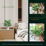 2pcs Fake Plants 16" Faux Plants Artificial Tropical Plants Indoor for Home Office Desk Kitchen Bathroom Table Shelf Decor - Image 6