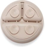 PandaEar Divided Unbreakable Silicone Baby and Toddler Plates - 3 Pack - Non-Slip - Dishwasher and Microwave Safe - Silicone (Blue Green Brown) - Image 8