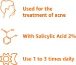 Amazon Basics Advanced Blemish Spot Treatment with 2% Salicylic Acid Acne Medication, 0.75 Fluid Ounces, 1-Pack - Image 4