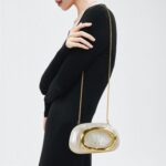 Clutch Purses for Women Formal, PU Leather/Marble Acrylic Evening Bags with Chain, Trendy Metal Handle Purses 2025 - Image 5