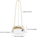 Clutch Purses for Women Formal, PU Leather/Marble Acrylic Evening Bags with Chain, Trendy Metal Handle Purses 2025 - Image 7