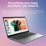 Lenovo 15.6" FHD Laptop Computers for Home Student Study, Intel Processor, 32GB DDR4 RAM, 1TB PCIe SSD, WiFi 6, Bluetooth 5.2, Type-C, HDMI, Webcam, Cloud Grey, Windows 11 Pro - Image 4