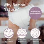 Bambo Nature Hypoallergenic Baby Diapers, Eco-Labelled Sustainable Diapers, Enhanced Leakage Protection, Totally Chlorine-free, Skin Friendly, and Super Absorbent - Size 4 (162 Count) - Image 3