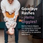 Bambo Nature Hypoallergenic Baby Diapers, Eco-Labelled Sustainable Diapers, Enhanced Leakage Protection, Totally Chlorine-free, Skin Friendly, and Super Absorbent - Size 4 (162 Count) - Image 6