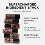 Saie Dew Bronze - Hydrating Liquid Bronzer Stick For a Sun Kissed Glow - Liquid Contour Stick Infused with Nourishing Skin Care Ingredients - Sculpted Face Makeup Essential - Sand (0.4 oz) - Image 5
