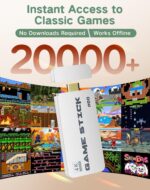 2026 Retro Gaming Console, 20K+ Classic Games, 23 Emulators, 4K HDMI Game Stick with Upgraded Dual 2.4G Wireless Controllers 64GB, Plug-and-Play Video Game Console for TV (White) - Image 3