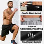 BALENNZ Athletic Shorts for Men with Pockets and Elastic Waistband Quick Dry Activewear - Image 4
