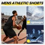 BALENNZ Athletic Shorts for Men with Pockets and Elastic Waistband Quick Dry Activewear - Image 5