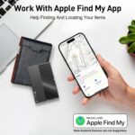 2025 [Apple MFi Certified] (iOS Only) Bluetooth Tracker Smart Finder for Apple Find My iPhone Card Wallet GPS Tracker, 5-10 Years Battery, Keys Finder and Item Locator for Keys, Bags, Passport - Image 3