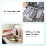 Smoothie Blender, Personal Blenders, Single Serve Smoothie Maker, Nutritious Recipe, 13.5 oz, Dishwasher Safe, Blue - Image 7