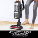 Shark UV730 Navigator Lift-Away Upright Vacuum, PowerFins HairPro Self-Cleaning Brushroll, HEPA Filter with Anti-Allergen Technology, LED Headlights, Swivel Steering, Gray (Renewed) - Image 4