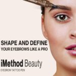 Eyebrow Pen - iMethod Upgrade Eyebrow TattooPen, Eyebrow Makeup, Long Lasting, Waterproof and Smudge-proof, Light Brown - Image 9