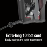 CHI Steam Iron for Clothes, 300+ Holes for Powerful Steaming, Temperature Dial, 1700 Watts, XL 10’ Cord, Auto Shutoff, Lava Infused Ceramic Soleplate, Black (13130) - Image 7