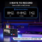 Portta VHS to Digital Converter, Video to Digital Recorder with Remote, Compatible with VHS, VCR, DVR, DVD, Hi8, Mini DV Players, Camcorder, Gaming Consoles (Tapes/DVD Player Not Included) - Image 3