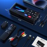 Portta VHS to Digital Converter, Video to Digital Recorder with Remote, Compatible with VHS, VCR, DVR, DVD, Hi8, Mini DV Players, Camcorder, Gaming Consoles (Tapes/DVD Player Not Included) - Image 7