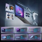 MSI Prestige 13 AI+ Evo (2024) 13.3” 2.8K OLED Business Laptop: Intel Core Ultra 7-258V, Arc Graphics, 32GB LPDDR5x, 2TB NVMe SSD, Thunderbolt 4, WiFi 7, Win 11 Home: Stellar Gray A2VMG-019US - Image 3