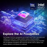 MSI Prestige 13 AI+ Evo (2024) 13.3” 2.8K OLED Business Laptop: Intel Core Ultra 7-258V, Arc Graphics, 32GB LPDDR5x, 2TB NVMe SSD, Thunderbolt 4, WiFi 7, Win 11 Home: Stellar Gray A2VMG-019US - Image 4