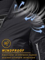 TACVASEN Men's Bomber Jacket Lightweight Casual Spring Fall Windbreaker Zip Up Coat with Pocket - Image 4