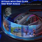 Redragon Gaming Mouse, MMO Mouse Gaming UP 12400 DPI, 19 Macro Programmable Buttons, RGB Mouse with 12 Side Buttons, 8 * 2.4g Weight Tuning for PC Laptop MOBA FPS, M901K, Black - Image 8