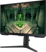 SAMSUNG 25" Odyssey G4 Series FHD Gaming Monitor, IPS, 240Hz, 1ms, G-Sync Compatible, AMD FreeSync Premium, HDR10, Ultrawide Game View, DisplayPort, HDMI, Fully Adjustable Stand, LS25BG402ENXGO - Image 5