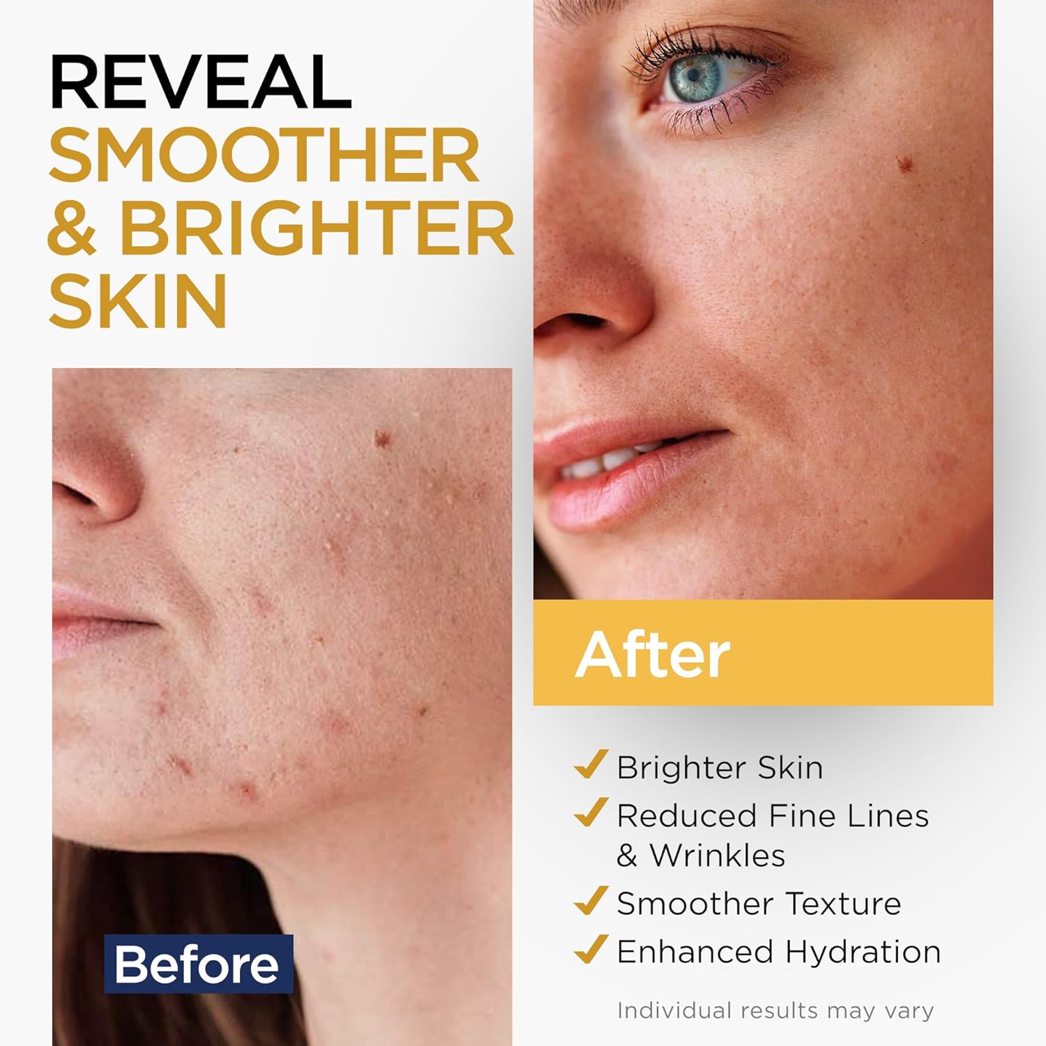 Vitamin C Serum for Face with Stem Cells Hyaluronic Acid Vitamin E Aloe Vera For All Skin Types Anti-Aging Face Seru Supports Skin Health & Even Tone Day and Night Made in USA 1 Oz - Image 3