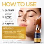 Vitamin C Serum for Face with Stem Cells Hyaluronic Acid Vitamin E Aloe Vera For All Skin Types Anti-Aging Face Seru Supports Skin Health & Even Tone Day and Night Made in USA 1 Oz - Image 7